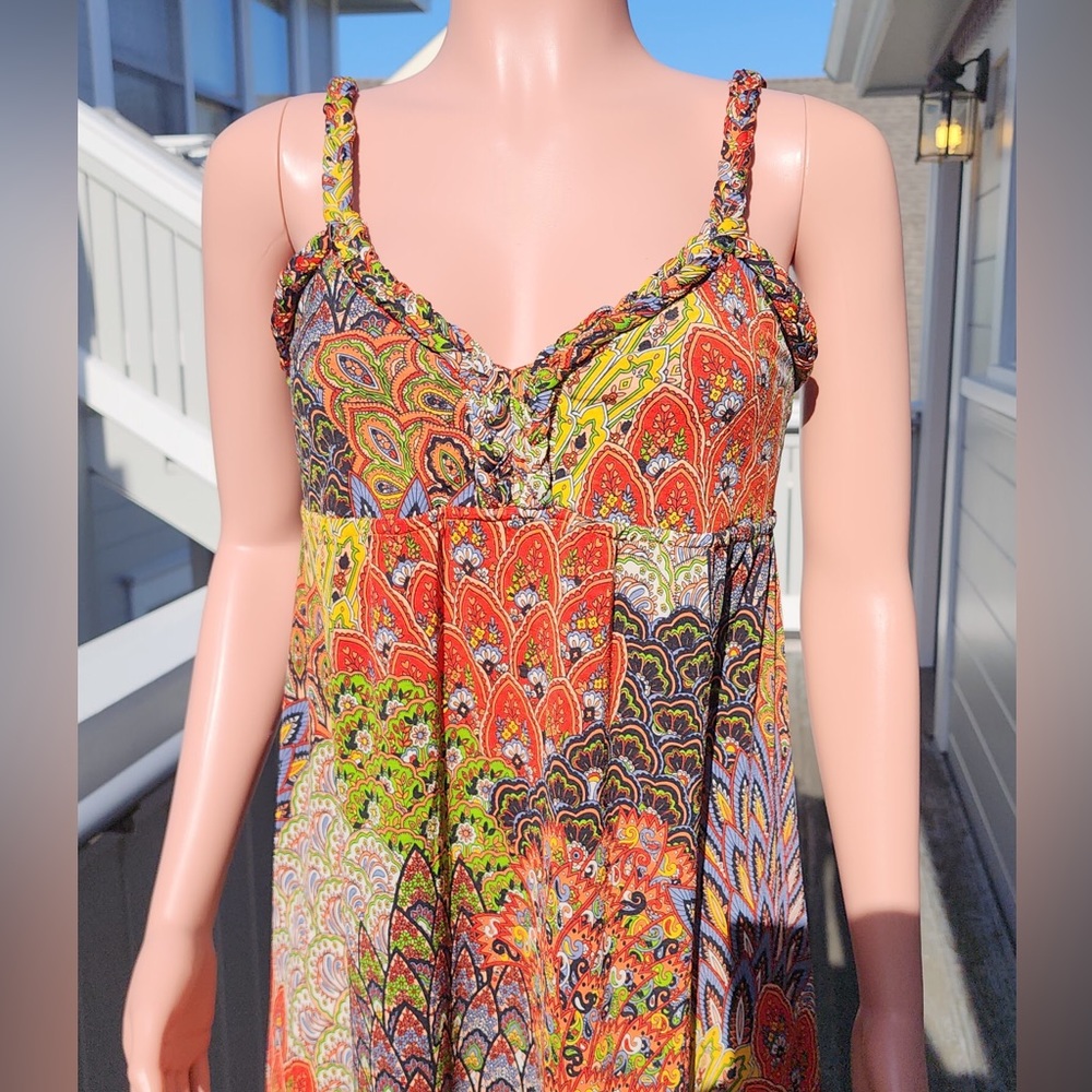 Sylvie & Mado Colorful Maxi Dress M